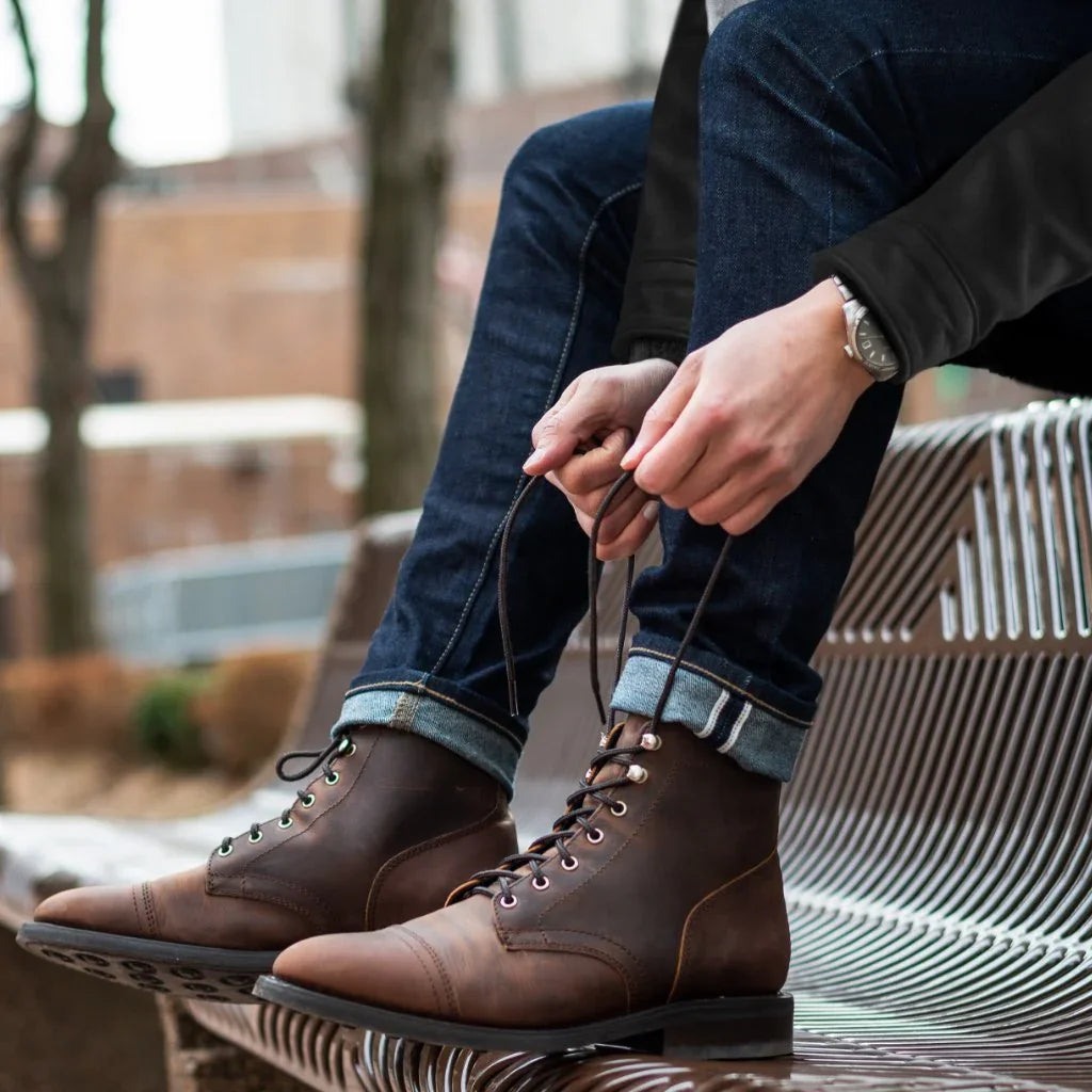 Montenaro Men’s Leather Boots – Premium Craftsmanship & Timeless Design