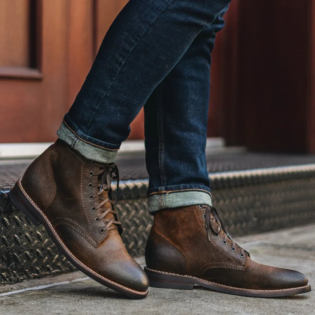Montenaro Men’s Leather Boots – Premium Craftsmanship & Timeless Elegance