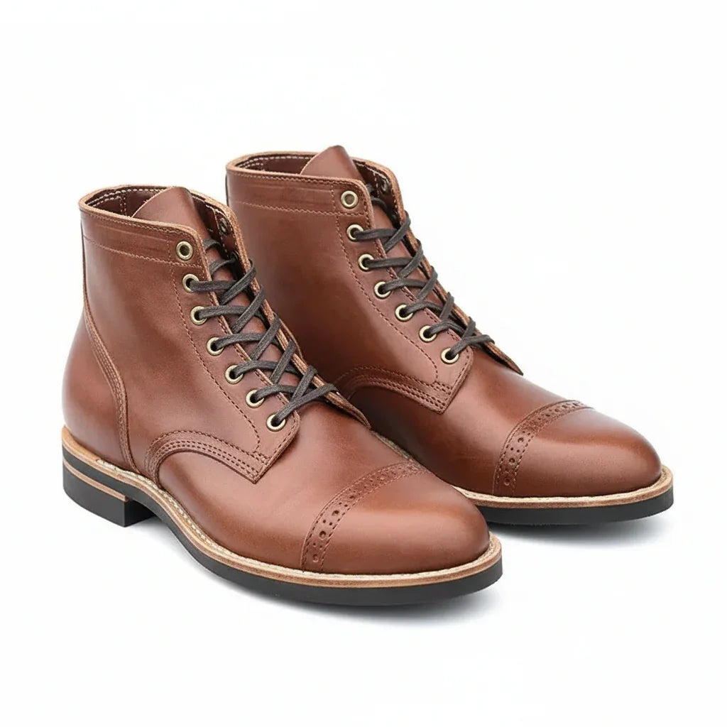 Botas de piel para hombre Motenaro – Estilo clásico y artesanía de primera calidad