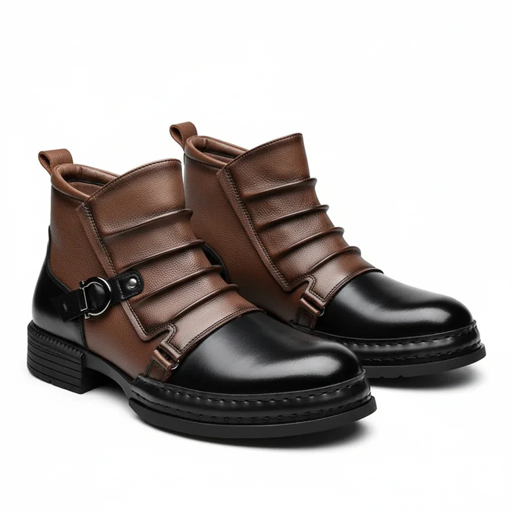 Montenaro Men’s Motorcycle Fashion Boots – Rugged Style & Premium Craftsmanship