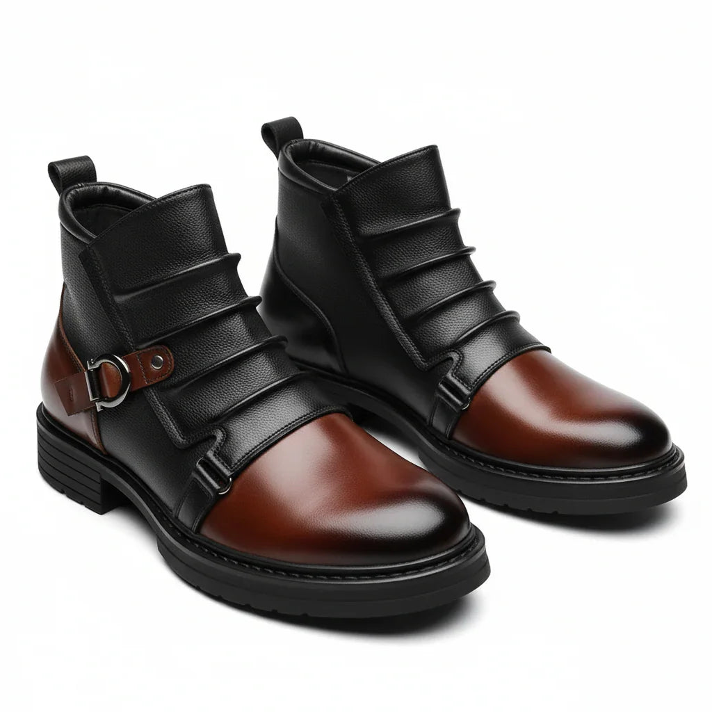 Montenaro Men’s Motorcycle Fashion Boots – Rugged Style & Premium Craftsmanship