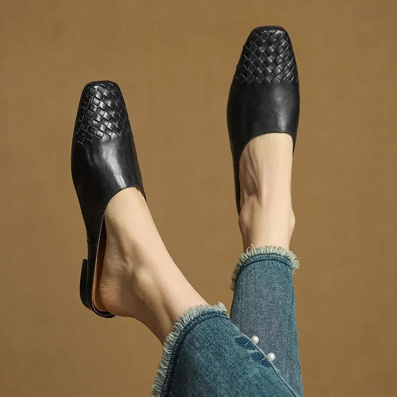 Montenaro Women’s Genuine Leather Flats – Elegant Design & Everyday Comfort