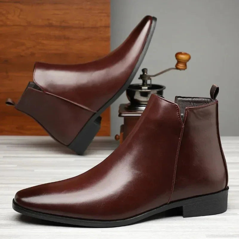 Botas de piel auténtica para hombre Motenaro: calidad superior y diseño atemporal
