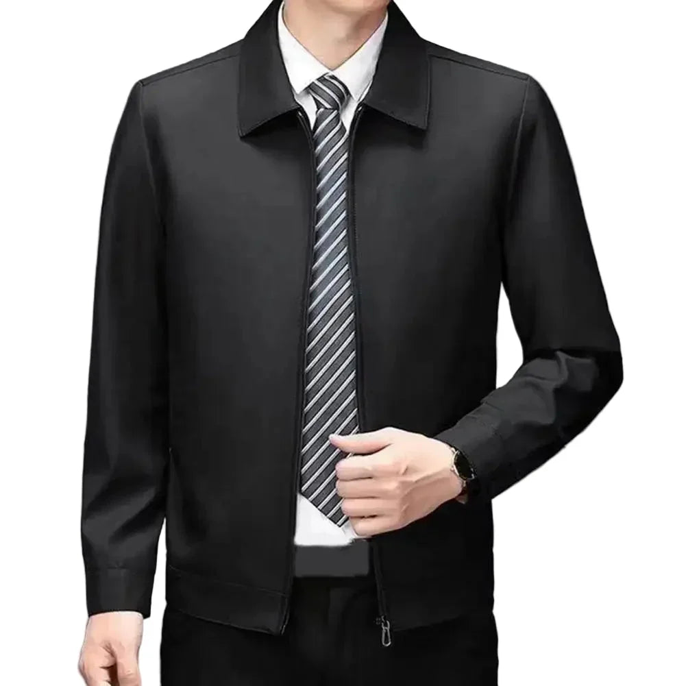 Montenaro Men’s Genuine Leather Blazer Jacket – Timeless Elegance & Premium Craftsmanship