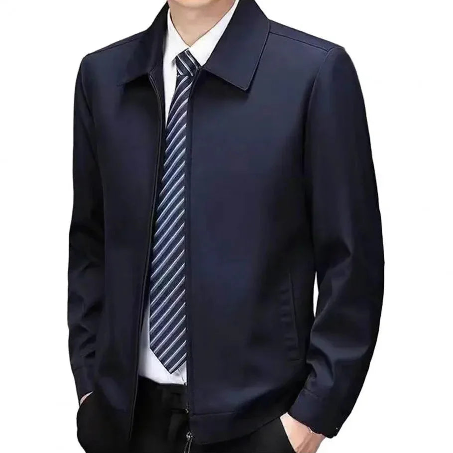 Montenaro Men’s Genuine Leather Blazer Jacket – Timeless Elegance & Premium Craftsmanship