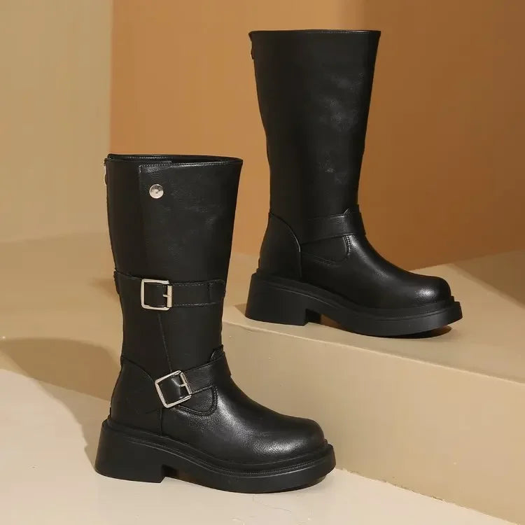 Montenaro Women’s Genuine Leather Boots – Timeless Elegance & Premium Comfort