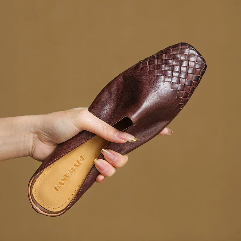 Montenaro Women’s Genuine Leather Flats – Elegant Design & Everyday Comfort