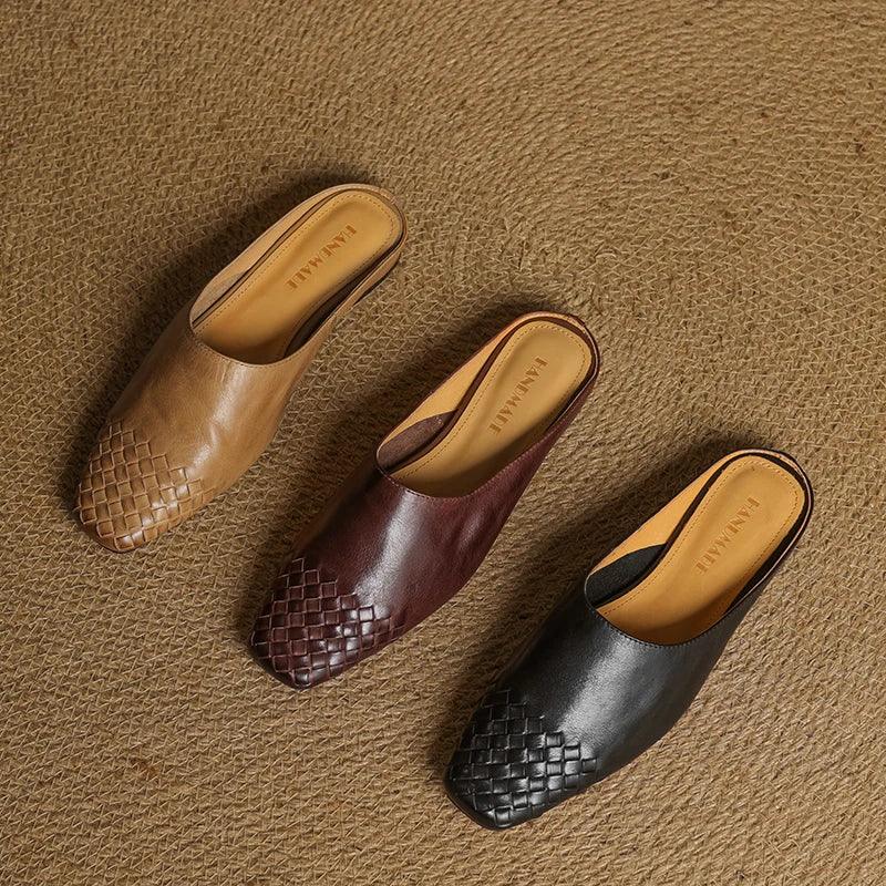 Montenaro Women’s Genuine Leather Flats – Elegant Design & Everyday Comfort