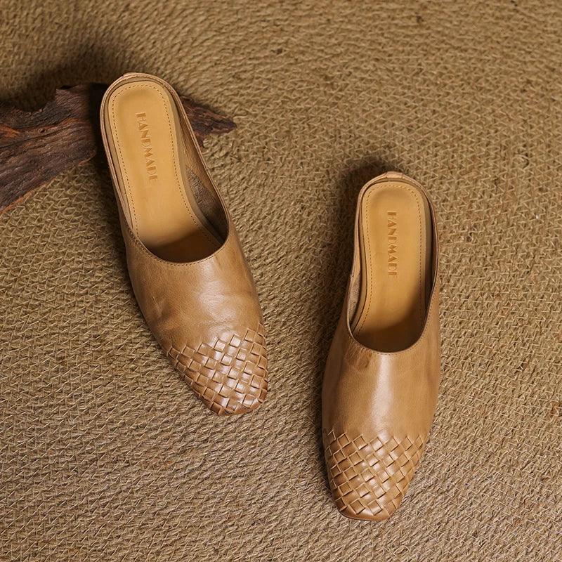 Montenaro Women’s Genuine Leather Flats – Elegant Design & Everyday Comfort