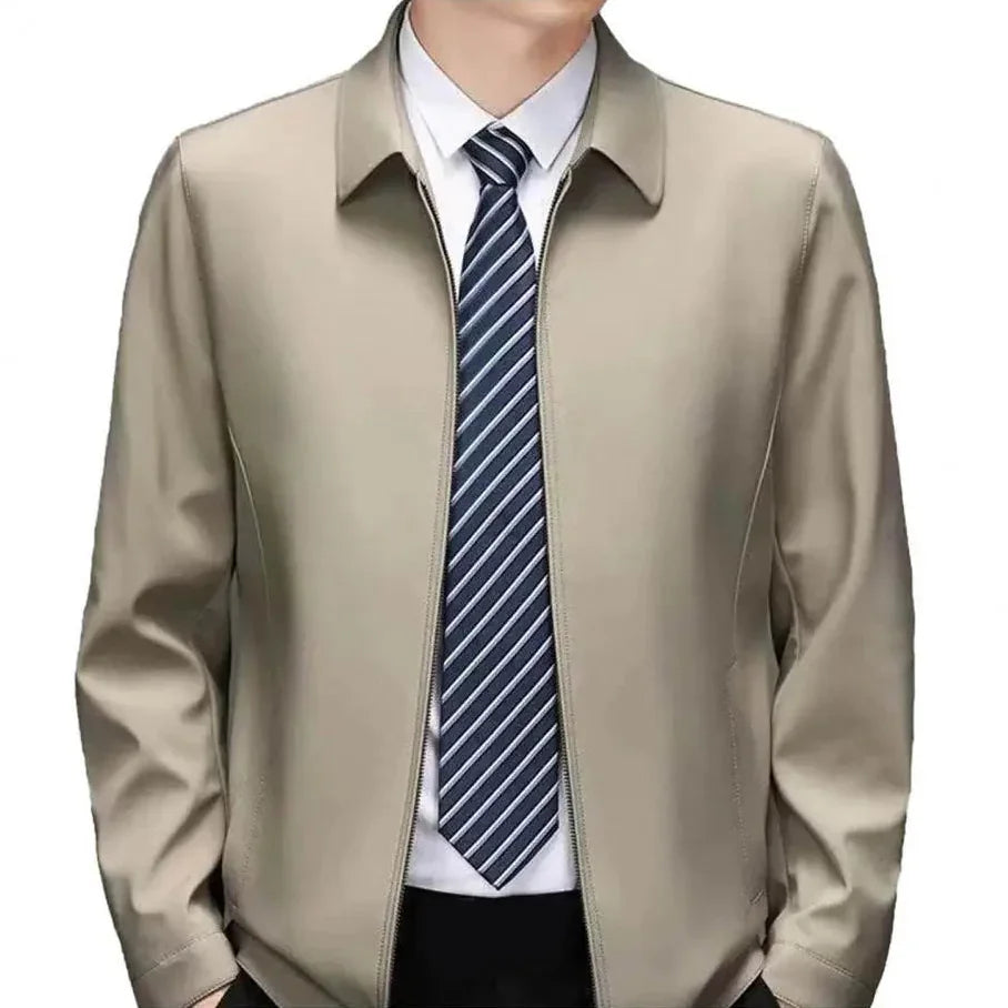 Montenaro Men’s Genuine Leather Blazer Jacket – Timeless Elegance & Premium Craftsmanship