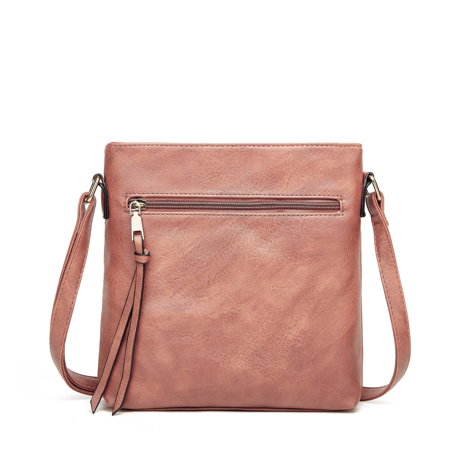 Montenaro Women’s Genuine Leather Crossbody Bag – Timeless Design & Everyday Elegance