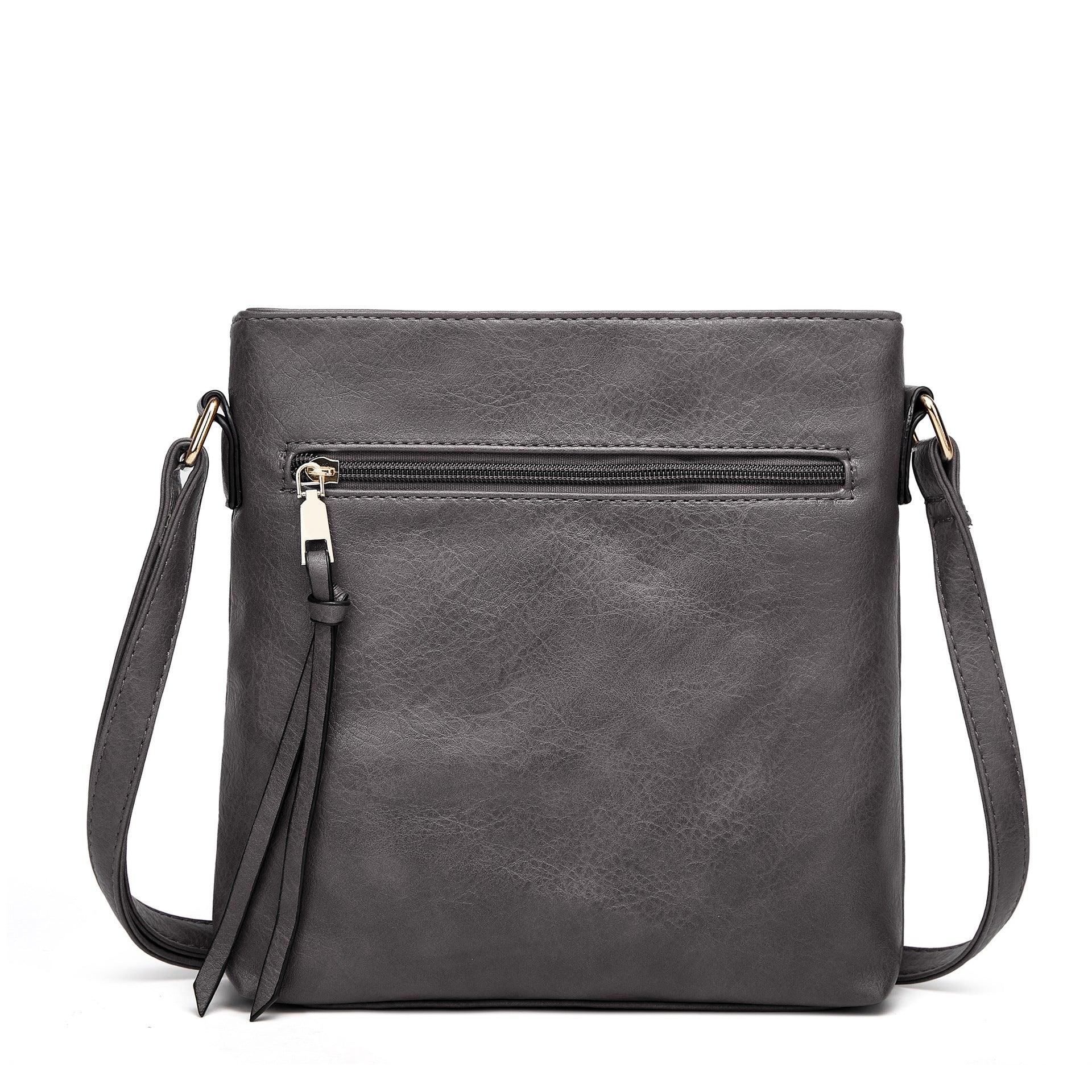 Montenaro Women’s Genuine Leather Crossbody Bag – Timeless Design & Everyday Elegance