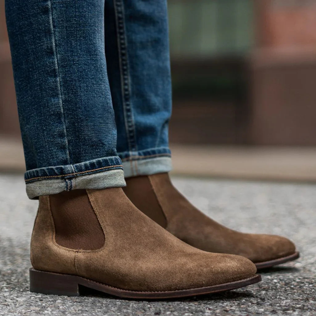 Men’s Premium Suede Leather Boots by Montenaro – Sophisticated Design & Everyday Wear