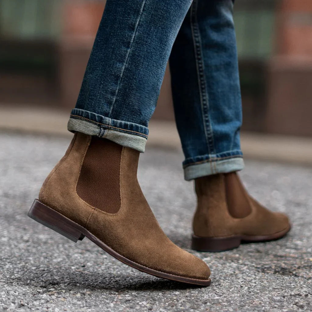 Men’s Premium Suede Leather Boots by Montenaro – Sophisticated Design & Everyday Wear