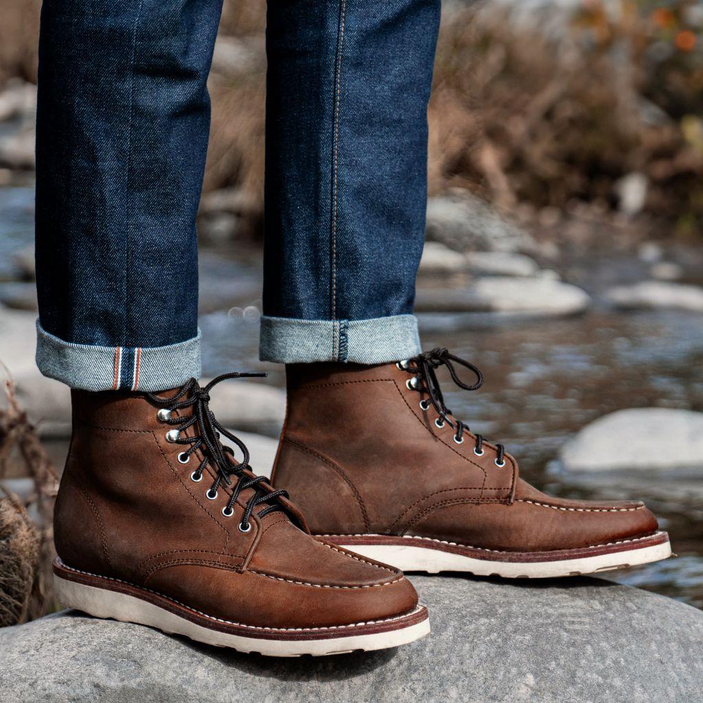 Botas de piel marrón claro para hombre Montenaro – Estilo clásico y artesanía de primera calidad