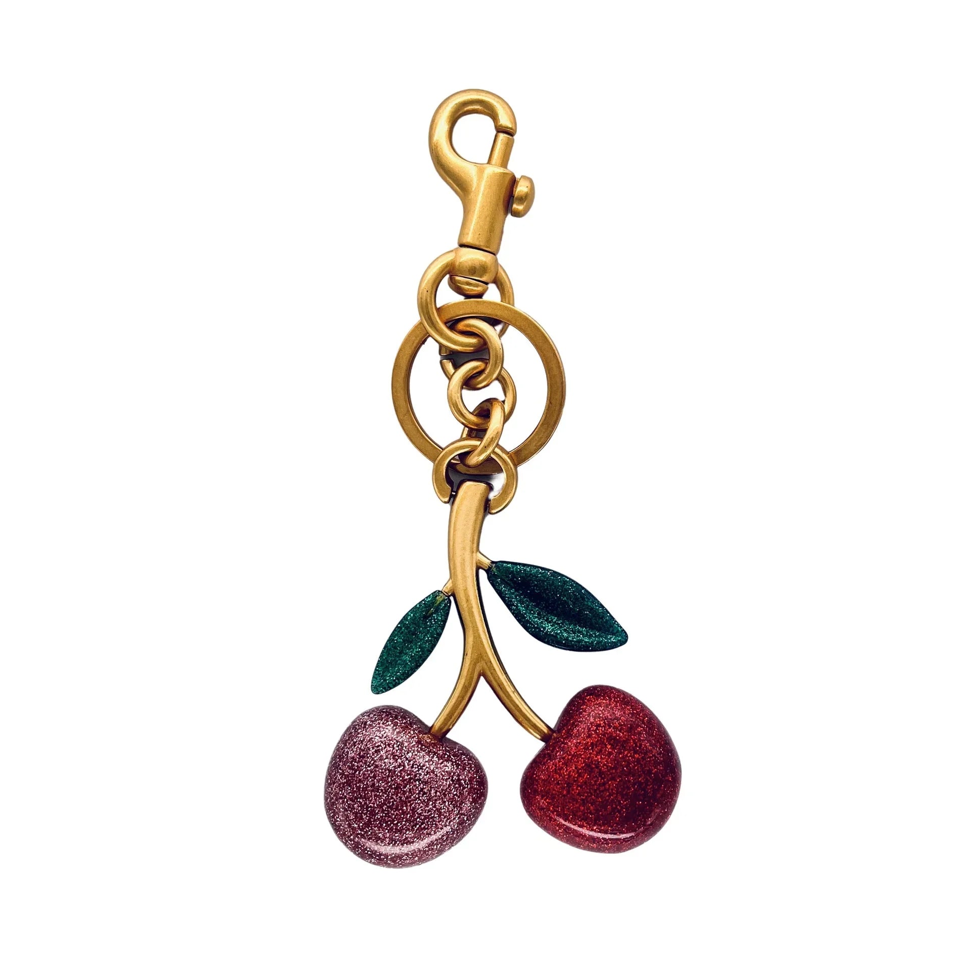 Cherry Bag Pendant Keychain – Exquisite Metal Car & Bag Charm