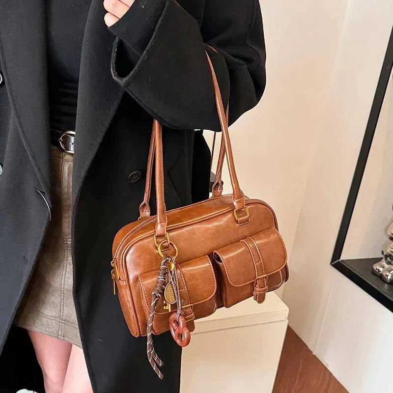 Bolso Montenaro Chelsea Heritage de piel auténtica: elegancia atemporal y artesanía de primera calidad