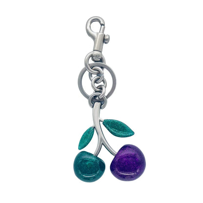 Cherry Bag Pendant Keychain – Exquisite Metal Car & Bag Charm