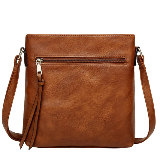 Bolso bandolera de piel auténtica para mujer Montenaro: diseño atemporal y elegancia para el día a día