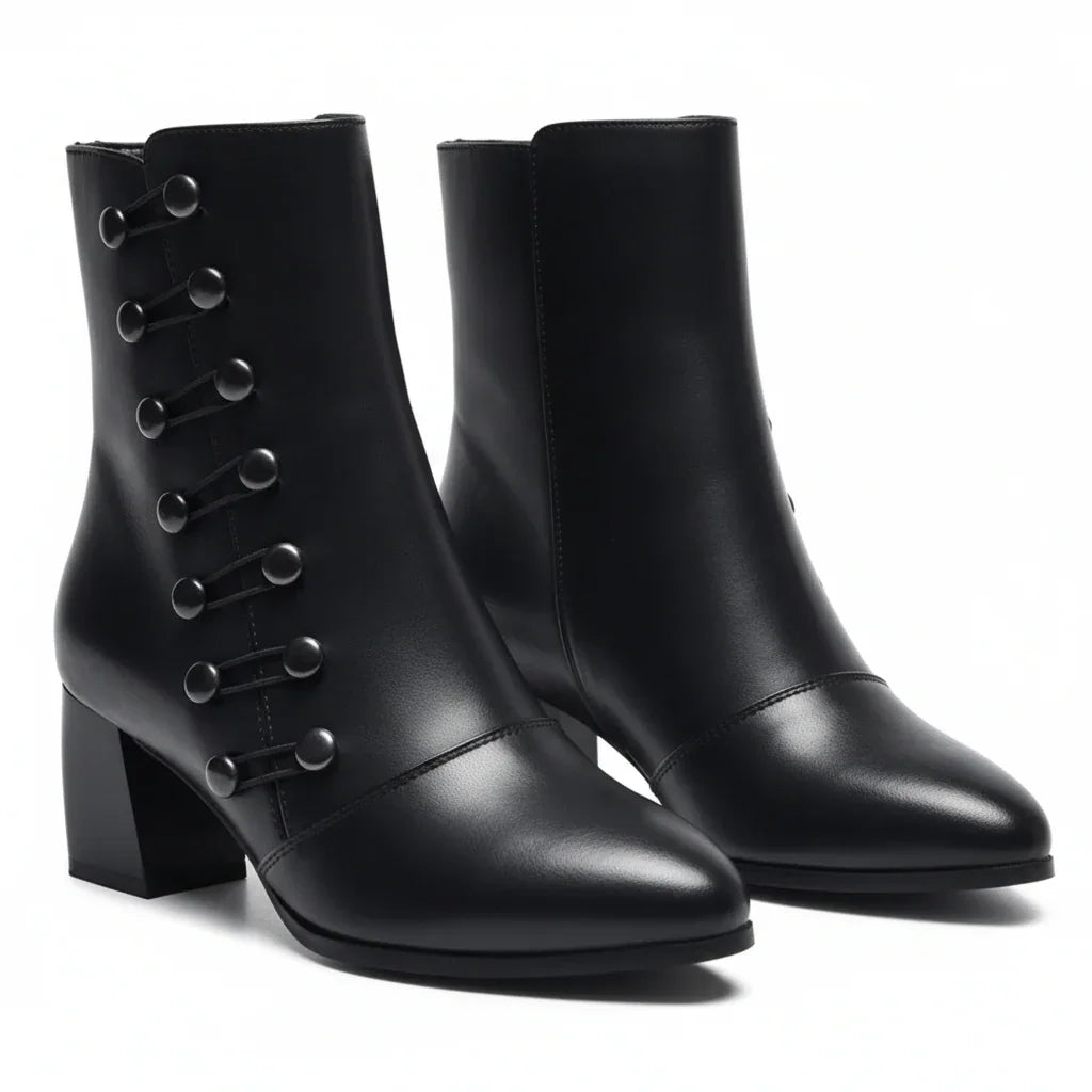 Montenaro Women’s Genuine Leather Boots – Timeless Elegance & Premium Comfort