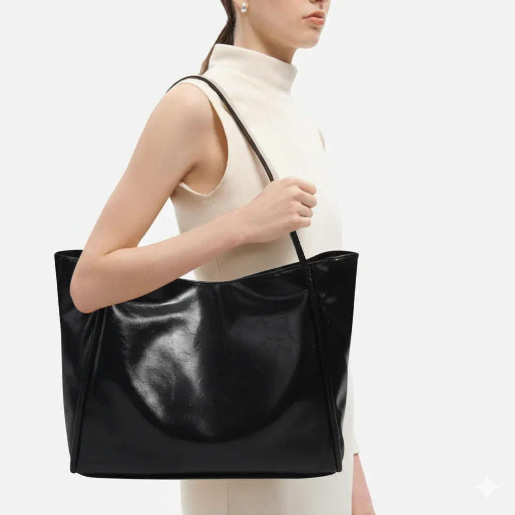 Bolso de hombro Montenaro para mujer, de piel auténtica: elegancia atemporal y artesanía de primera calidad