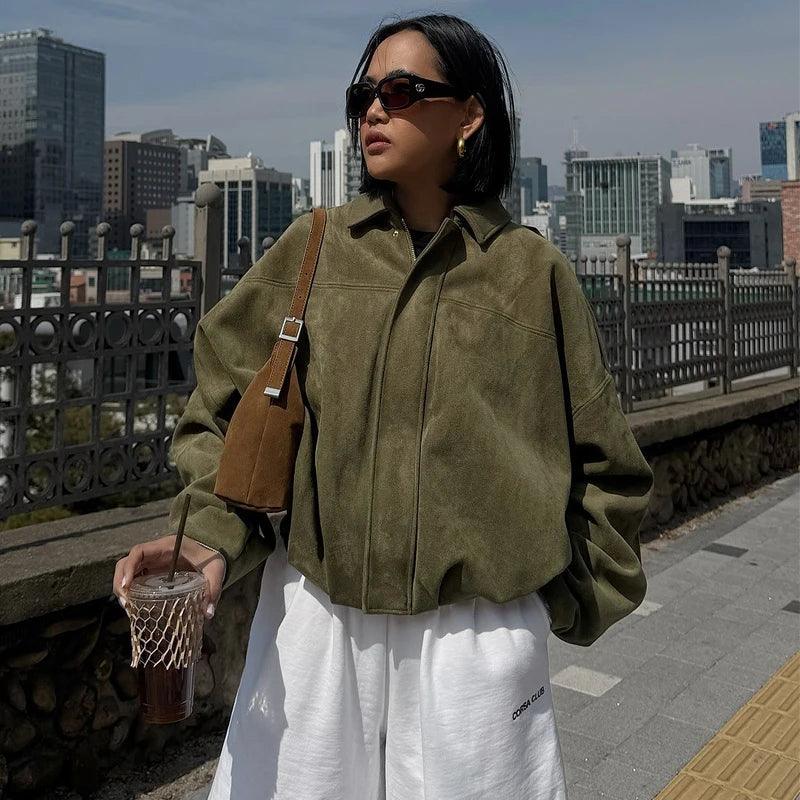 Chaqueta de cuero para mujer Motenaro: estilo atemporal y comodidad superior