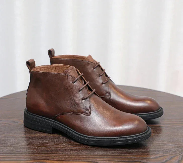 Motenaro Men’s Genuine Leather Boots – Classic Style & Premium Craftsmanship