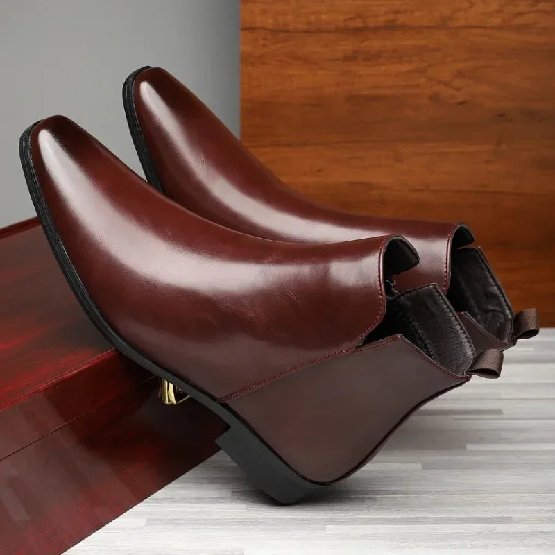 Botas de piel auténtica para hombre Motenaro: calidad superior y diseño atemporal