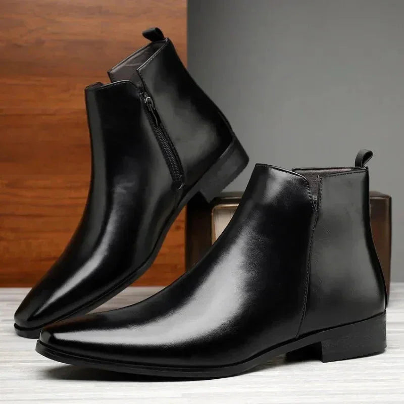 Botas de piel auténtica para hombre Motenaro: calidad superior y diseño atemporal
