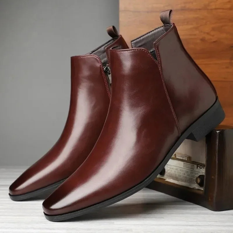 Botas de piel auténtica para hombre Motenaro: calidad superior y diseño atemporal
