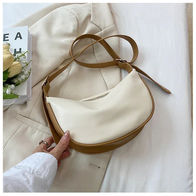 Montenaro Women’s Leather Crossbody Bag – Timeless Elegance & Everyday Comfort